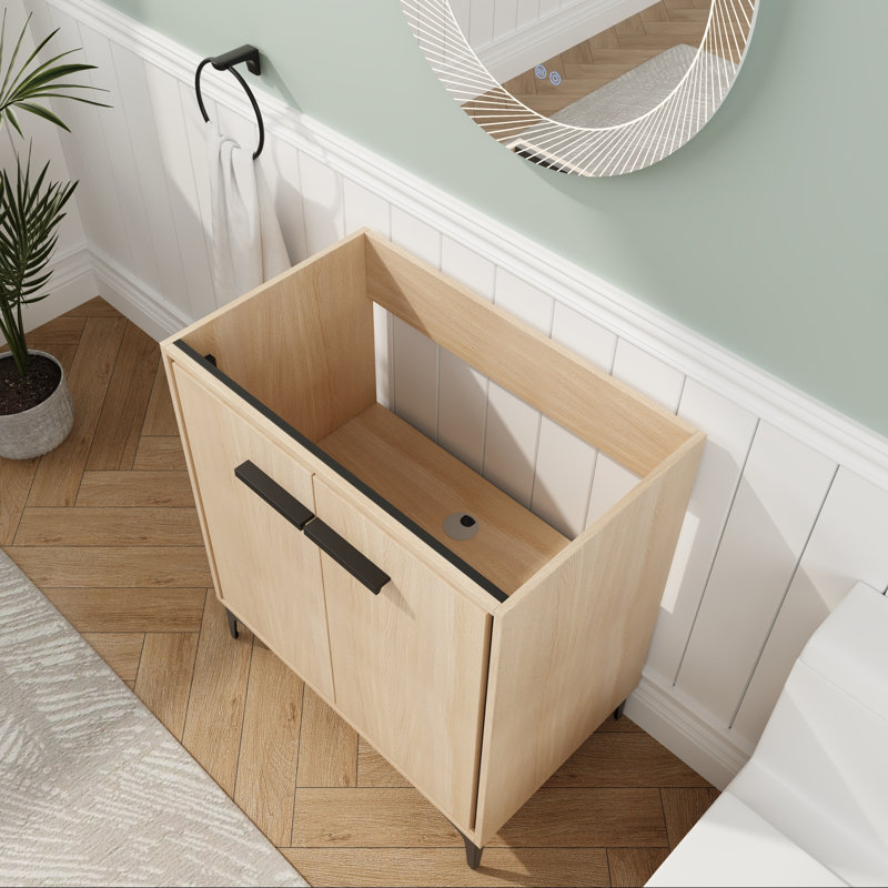 Base de meuble-lavabo 30 po avec portes à fermeture douce
