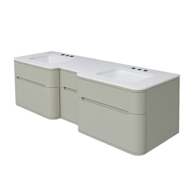 Eleganza 71.5'' W Double Vanity