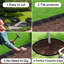 12 cm H Plastic Lawn Edging Fencing