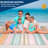 9' x 12' Reversible Outdoor Patio Rug, Waterproof Plastic Straw Weave, Foldable Lightweight Design, Easy-Clean Surface for Backyard, Deck, Camping and Beach-1733523250-1733523251