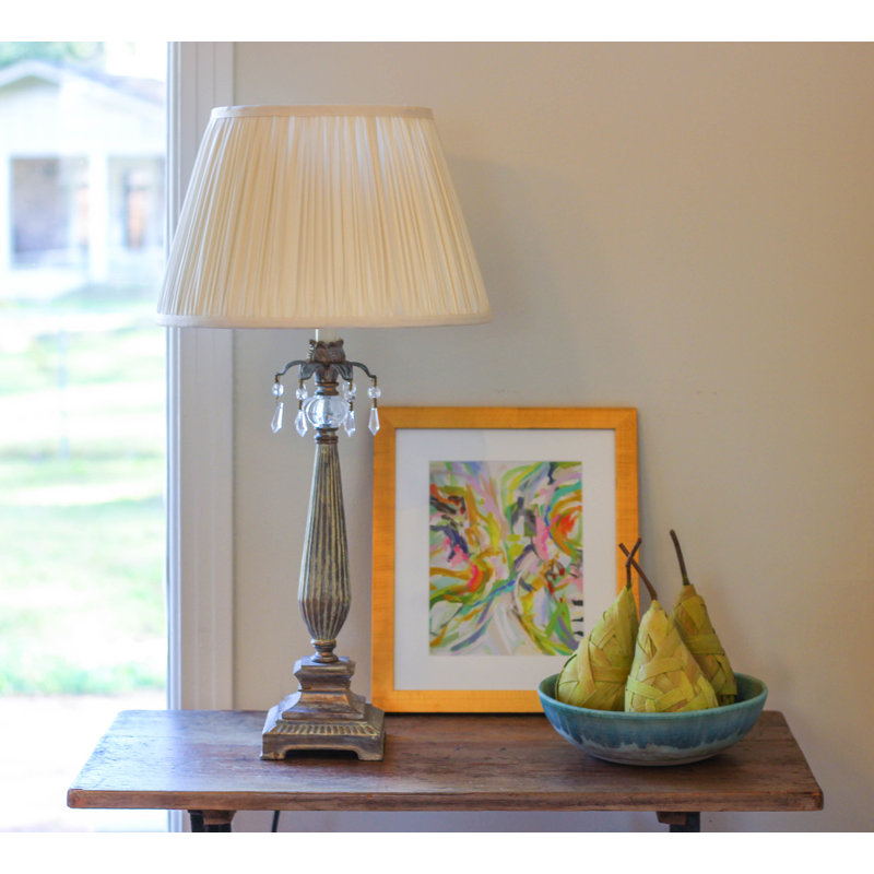 10'' Top Silk Empire Lamp Shade, Magnolia