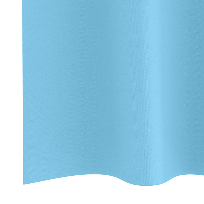Tacorian Curtain Pair, 140cm Width x 175cm Drop, Light Blue