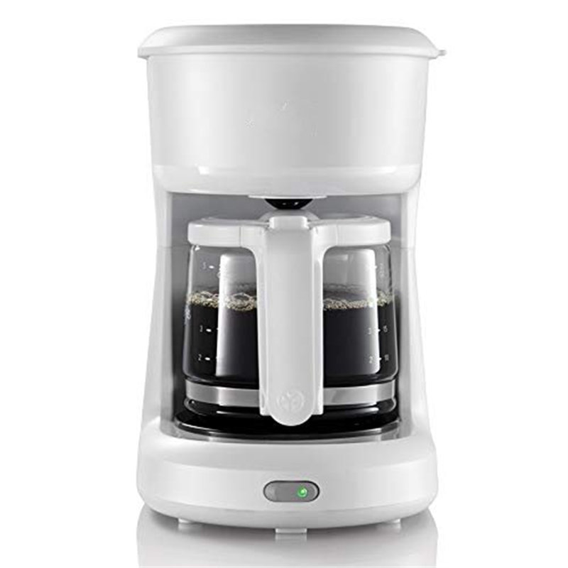 Nbarthome 5-Cup Coffee Maker, White