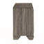 Table de chevet rustique 2 gris vieilli - Décoration de chambre à coucher de style grain avec rangement pratique