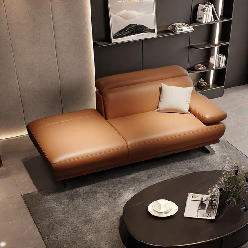Everberg, 27.55'' H X 27.55'' W X 70.86'' L, Orienté à droite, Orange