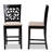 Estephanie Upholstered Counter Stool with Solid Wood Frame-342726848