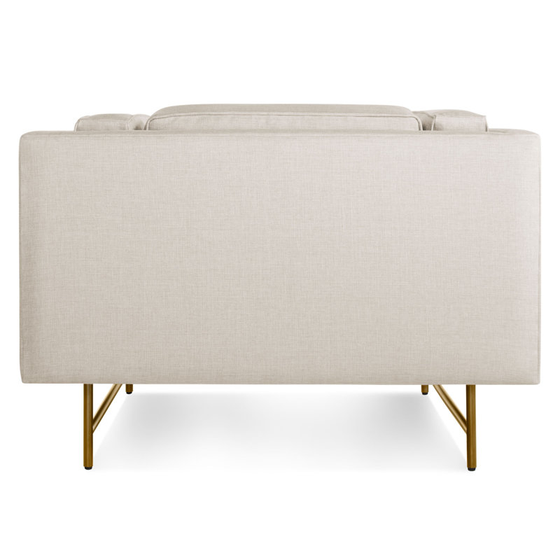 Bank Chair, Vern Grey, Antiqued Brass