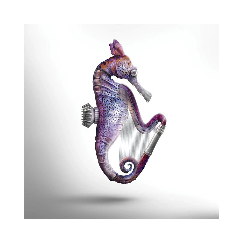 Fabuleon: Seaharp by Spielsinn Design - Gallery-Wrapped Canvas Giclée on Canvas, Wrapped Canvas, 30.48 cm H x 30.48 cm W