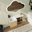 Meuble-lavabo simple 36 po avec plateau en résine-129393303