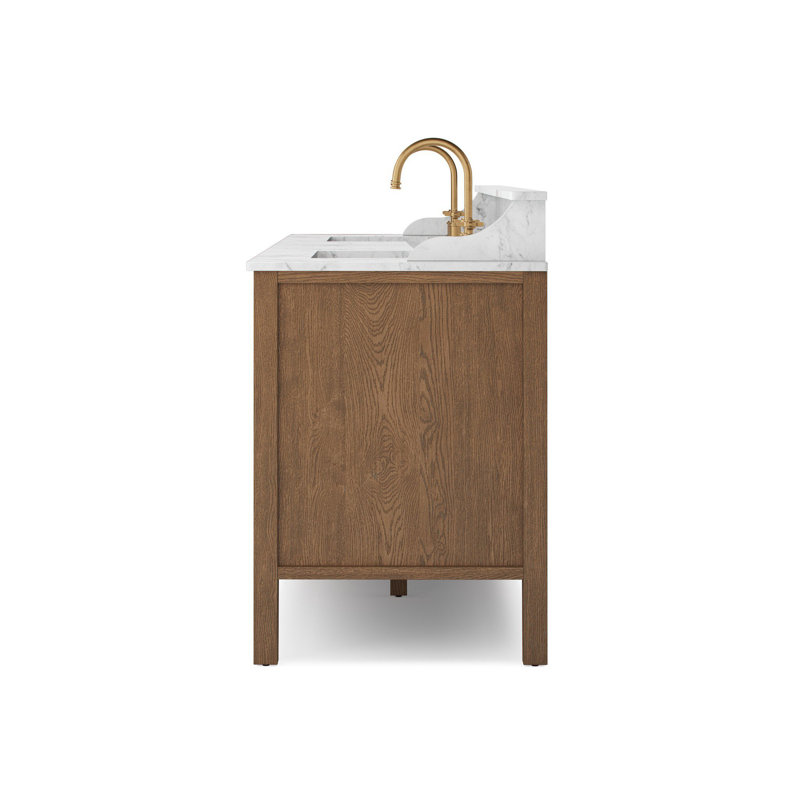 Elliston Double Vanity-Carrara Marble