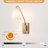 Aileth 1-Light Dimmable Cotton-Linen Fabric Armed Wall Sconces (Set of 2)-1349776204