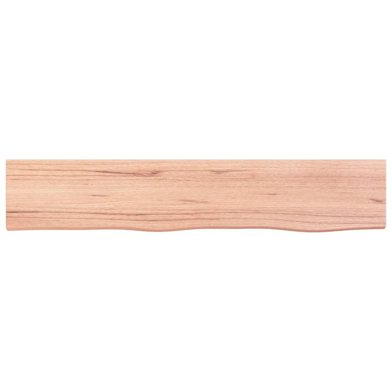 Clintonpark Oak Solid Wood Floating Shelf, 2 cm H x 100 cm W x 20 cm D