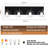 Abneer 4 - Light Dimmable Vanity Light