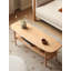 Table basse / bureau / table basse 100% en bois massif multifonctionnel avec tablette de rangement-949985428