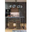 Élégant lustre noir et fumées, structure en métal, 35,4 po x 5,9 po | Douille E27, 40 W maximum, parfaite pour le salon et la salle à manger | Luminaire élégant, classé IP20, durable et attrayant-217849753-217849752