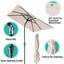 Parasols rectangulaires de marché Myhand 10X6.5FT-2008504517