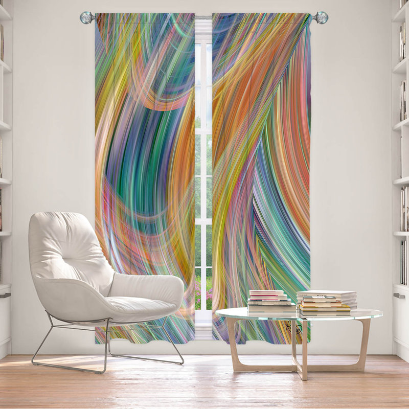 Gafnit Room Darkening Curtain Pair, 20" W x 52" L