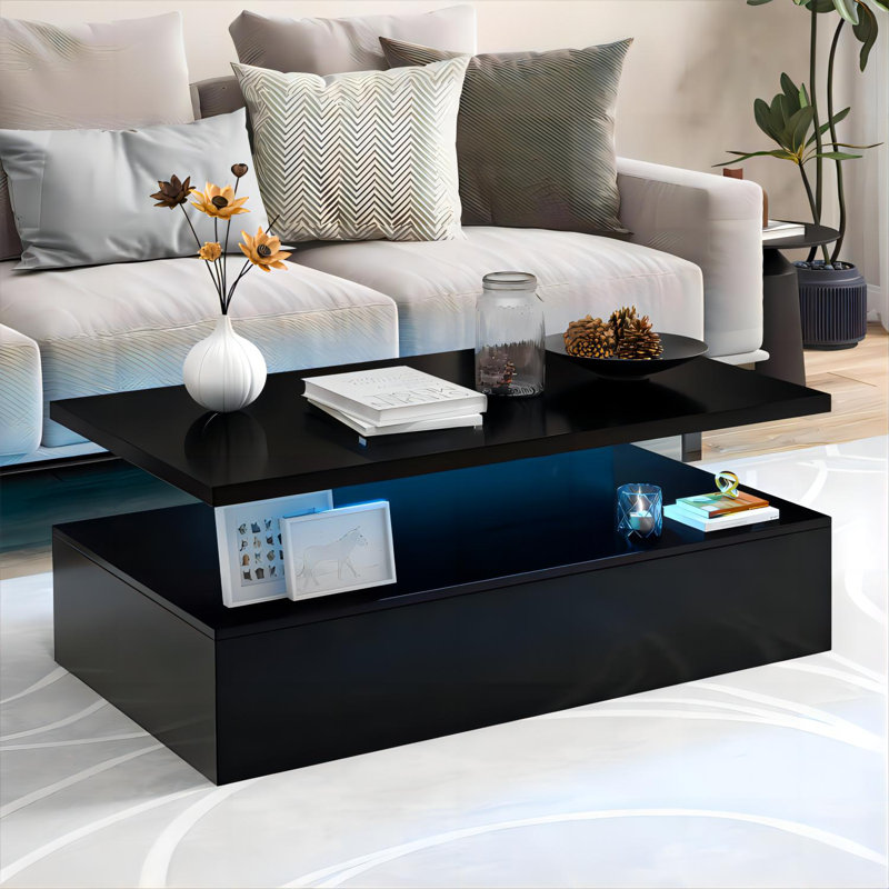 Table basse Geanino, Noir