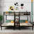 Graidy Twin over Twin Standard Bunk Bed with Shelves by Harriet Bee-1152633810
