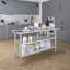 Table de travail en acier inoxydable avec deux tablettes-60901485
