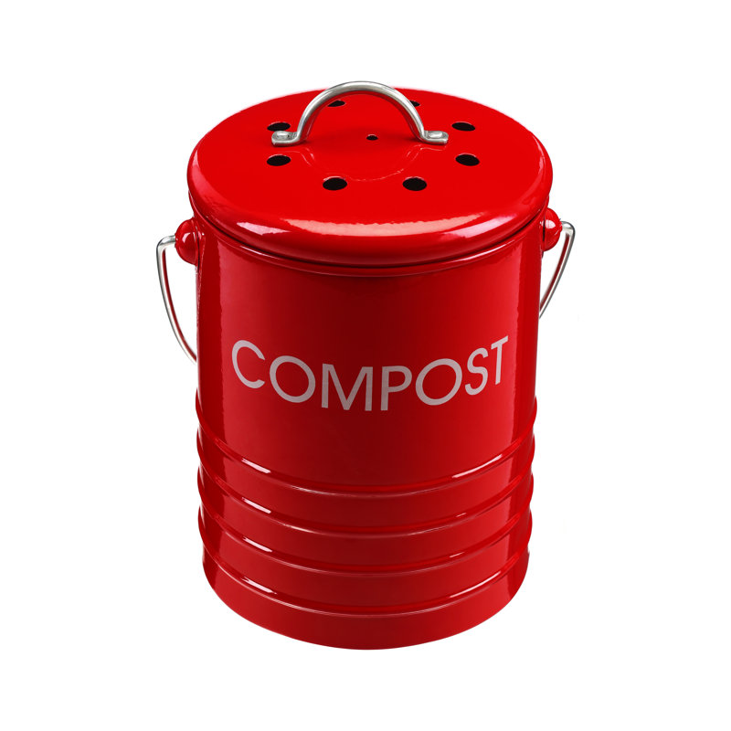 Kitchen Composter, Red