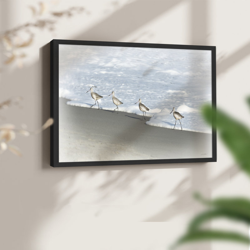 «Sandpipers II», reproduction encadrée