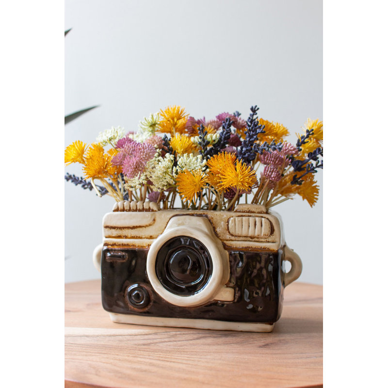  Pot à fleurs en céramique Artistic - hauteur de 5,5 po
