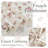 Rose Floral Linen Curtains for Living Room, Light Filtering Farmhouse Drapes Country Vintage Back Tab Window Panels for Bedroom, 2 Panels-856713501