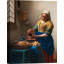 The Milkmaid (Detail) by Johannes Vermeer - Wrapped Canvas Painting-317992517