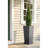 Set of 2 Tall Outdoor Planters, Square Flower Plant Pot – Indoor/Outdoor Taper Planters Ideal for Patio and Entryway-848538095-848538094