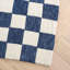 Tapis bleu / ivoire Freemont-90584415
