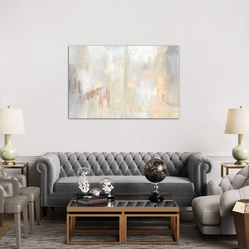 Barely Blush I by Jennifer Goldberger - Wrapped Canvas Painting, 66.04 cm H x 45.72 cm W x 3.175 cm D