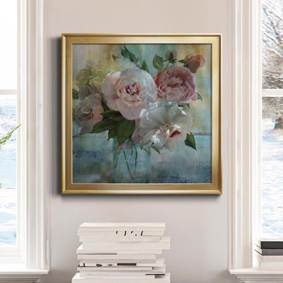 " Peony Bouquet I " Painting Print