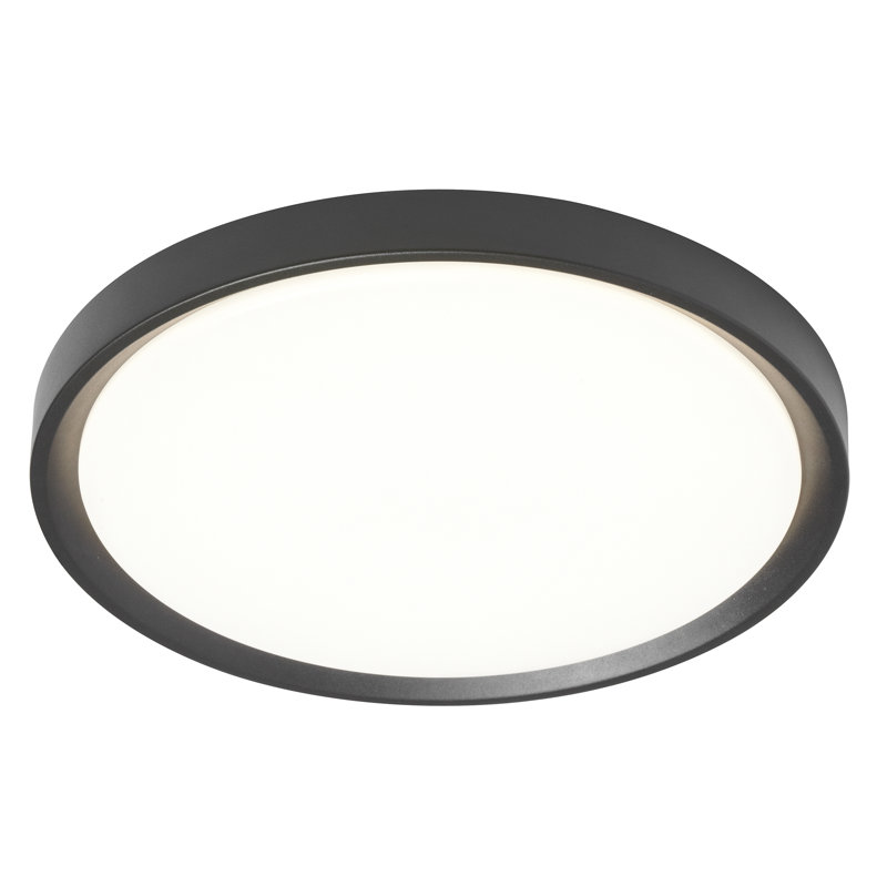 Laboy Acrylic LED Flush Mount, Matte Black
