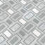 City Layer Geometric 11 in. x 12 in. Glass, Stone and Metal Blend Mosaic Wall Tile