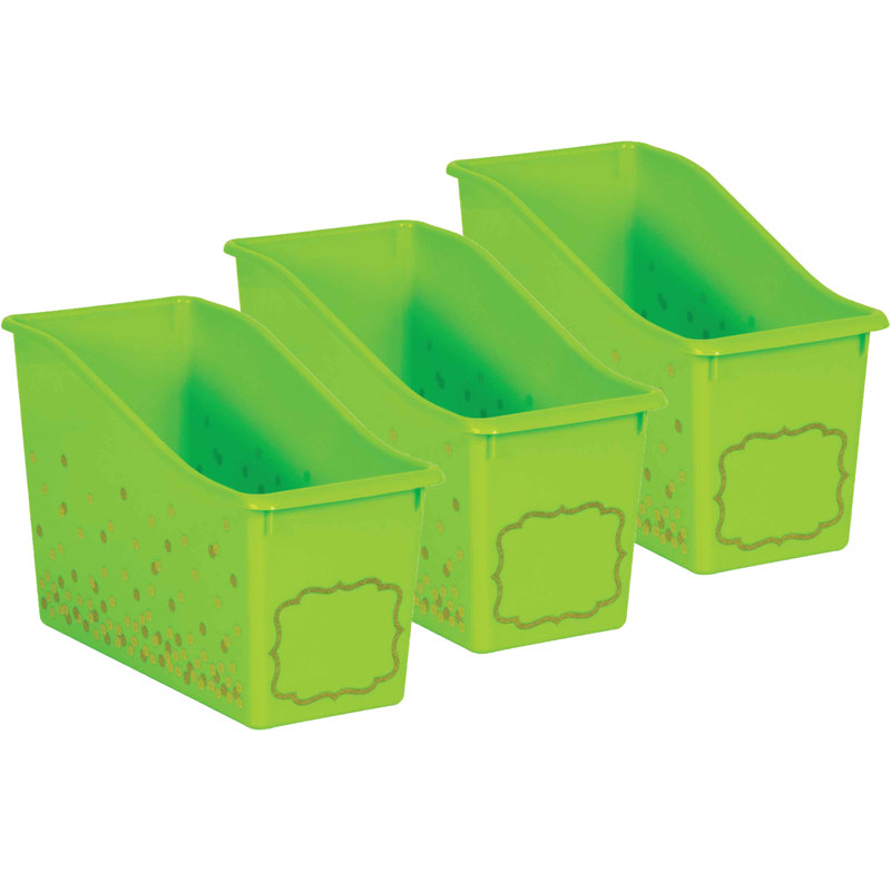 Red Barrel Studio® Plastic Decorative Bin, Lime
