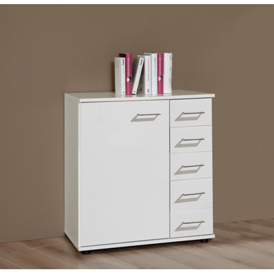 Bjerne 82 cm W Chest of 5 Drawers