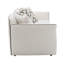 Chenille beige, housses amovibles à 2 places, structure en bois massif, 91 po de largeur, 39 po de profondeur, 74 po de largeur, 4 coussins, coussin, poids de 190 lb
