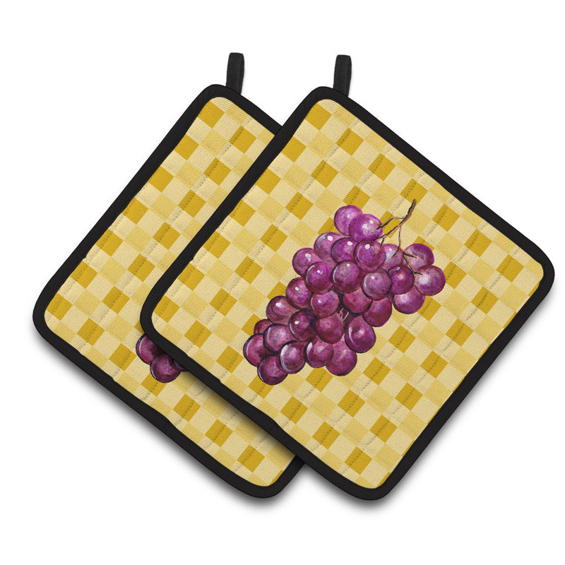 Cuisinier poignée raisins de la caroline sur basketweave