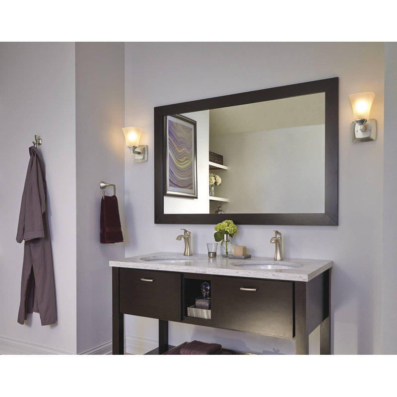 Voss 1-Light Bath Sconce, Brushed Nickel