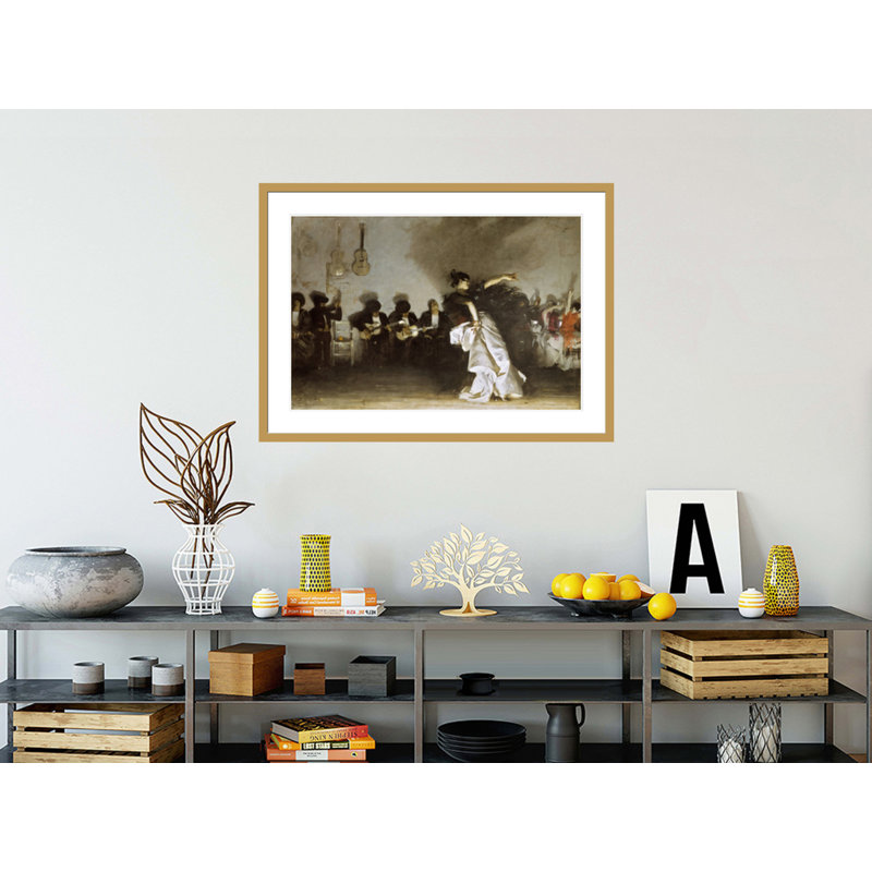 «El Jaleo» par John Singer Sargent, impression giclée sur cadre, H 30,22 po x l 41,5 po