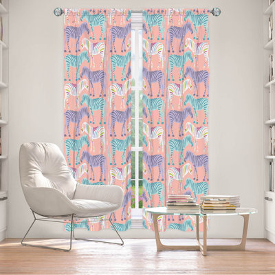 Paire de rideaux obscurcissant en polyester Efim