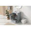 Meuble-lavabo de 20 po avec lavabo, armoire de salle de bain avec porte à fermeture douce, support de rangement et tiroir, gris (ancien SKU: N725P185452E)