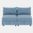 Chenille bleu antique