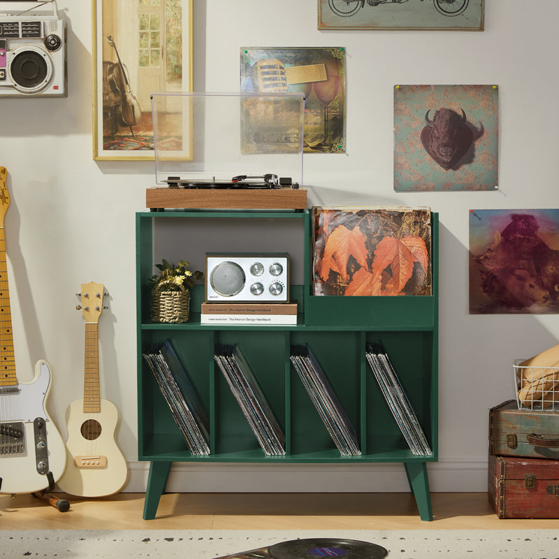 Grand support pour tourne-disque, Vert