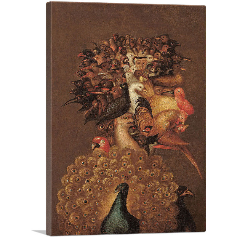 «The Air 1566» par Giuseppe Arcimboldo, impression sur toile tendue, H 26 po x l 18 po x 1,5 po