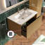 Meuble-lavabo mural simple 30 po en chêne naturel rayé avec plateau en céramique-113606724-97698935