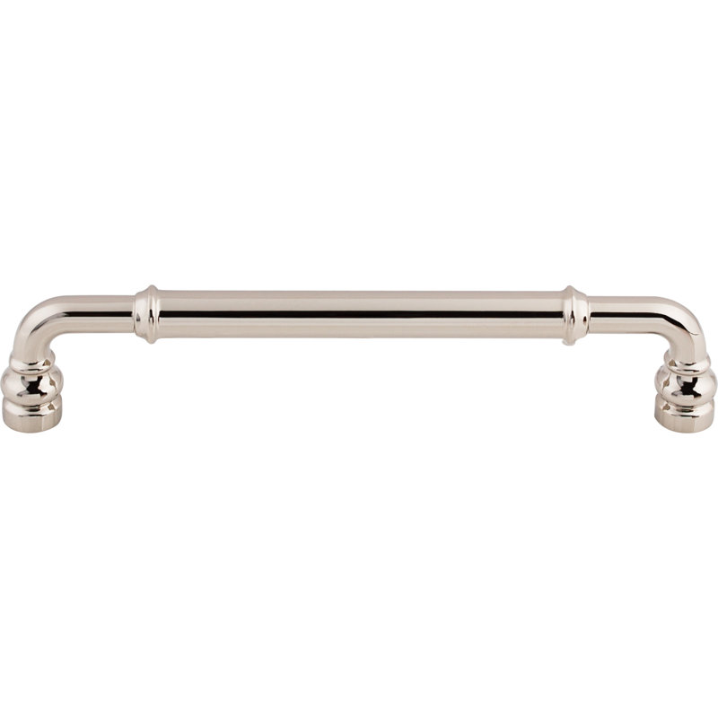 Brixton 12" Center to Center Bar Pull, 6 5/16" Center to Center, Polished Nickel