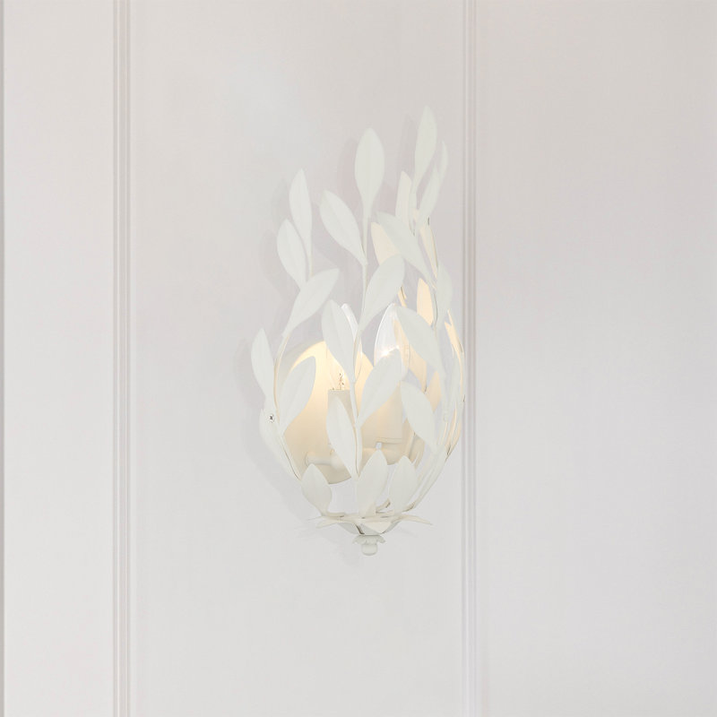 Iya 2 Light Matte Sconce, White