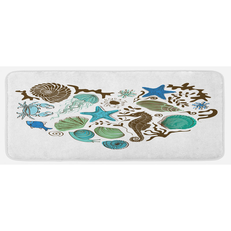 Tapis de cuisine nautique